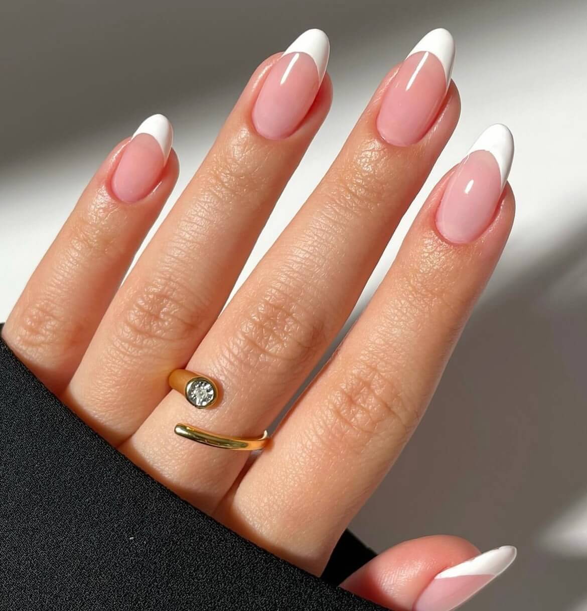 Uñas Blanca Francesa BELLEX de Gel Semi-Curadas Adhesivas BX00265
